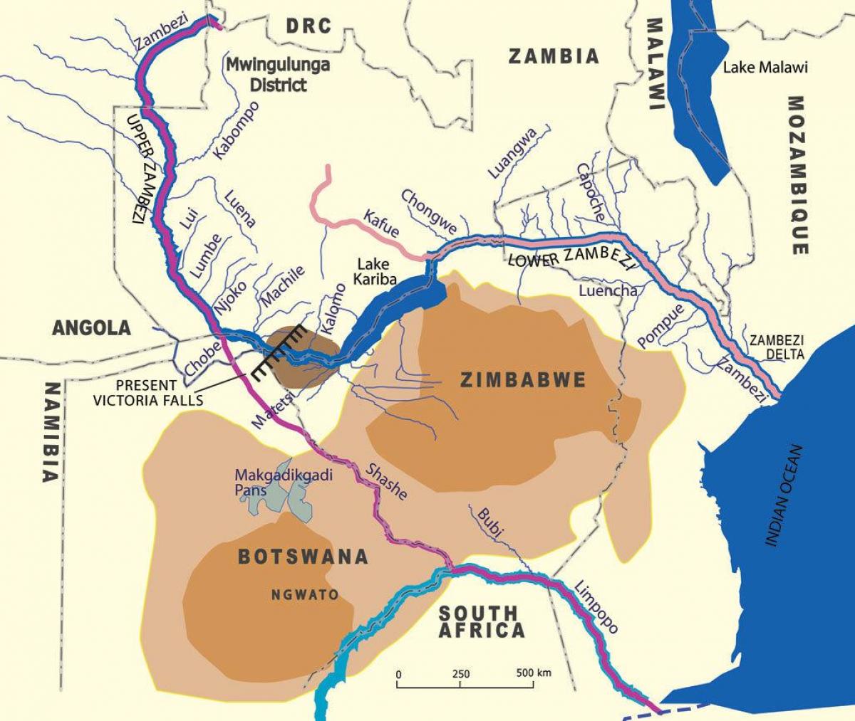 Peta geologi zambi